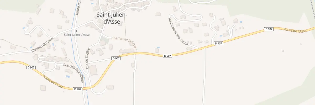 Plan du 5103 Notre Dame à Saint-Julien-d’Asse