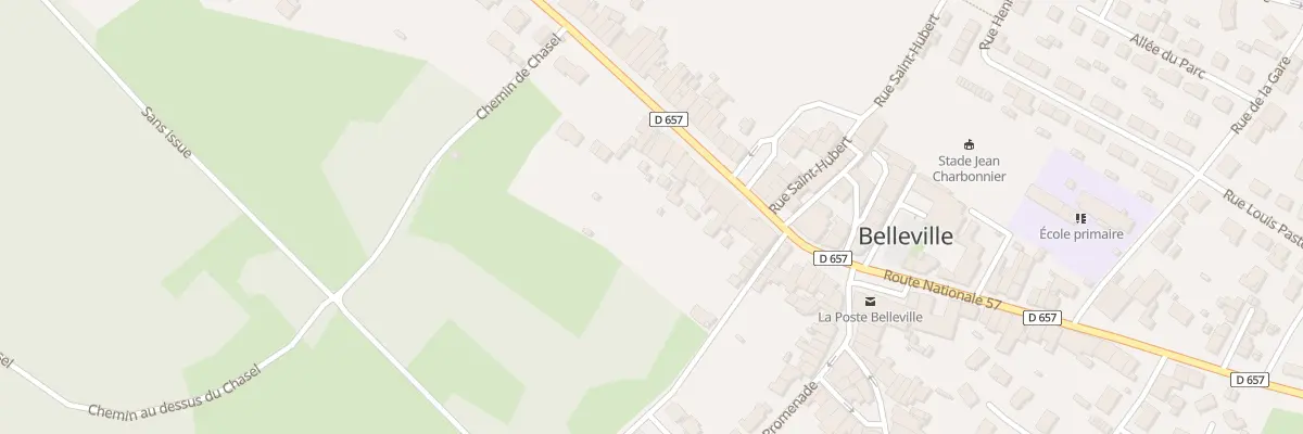 Plan du 36 Rte Nationale 57 à Belleville