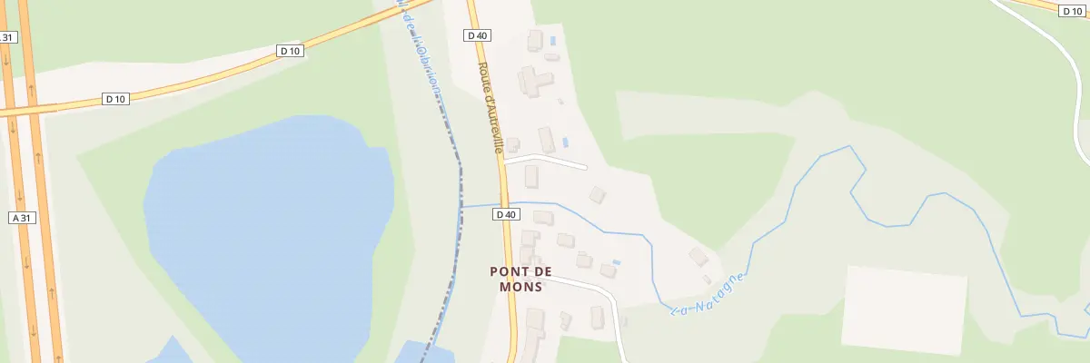 Plan du 13 Pont de Mons à Bezaumont