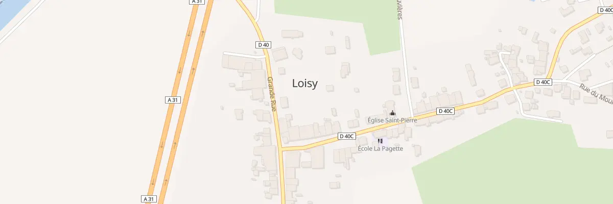 Plan du 9102 Rue de l’Eglise à Loisy