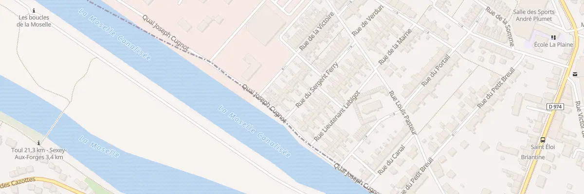 Plan du 7 Rue du Sergent Ferry à Neuves-Maisons