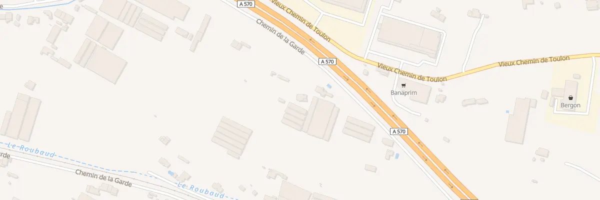 Plan du 302 Le Chemin de la Garde à Hyères