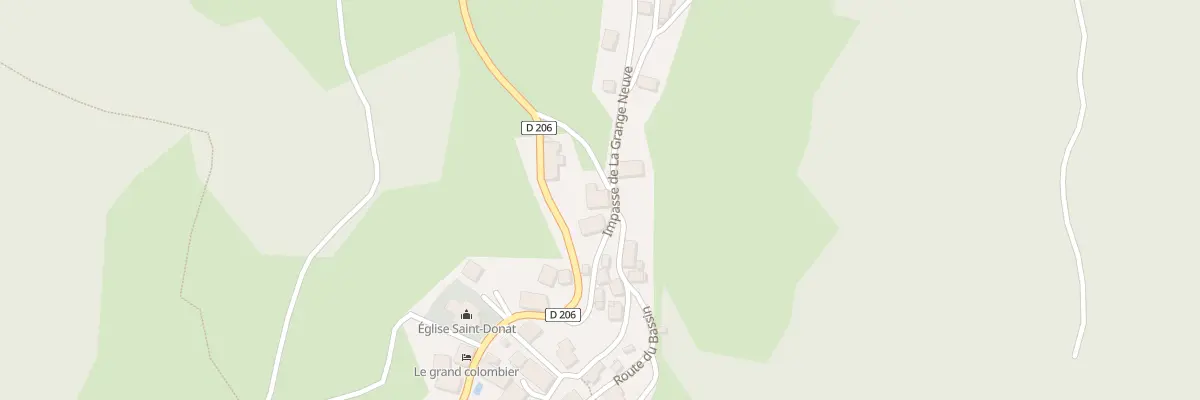 Plan du 5040 Chef Lieu Nord à Aillon-le-Vieux
