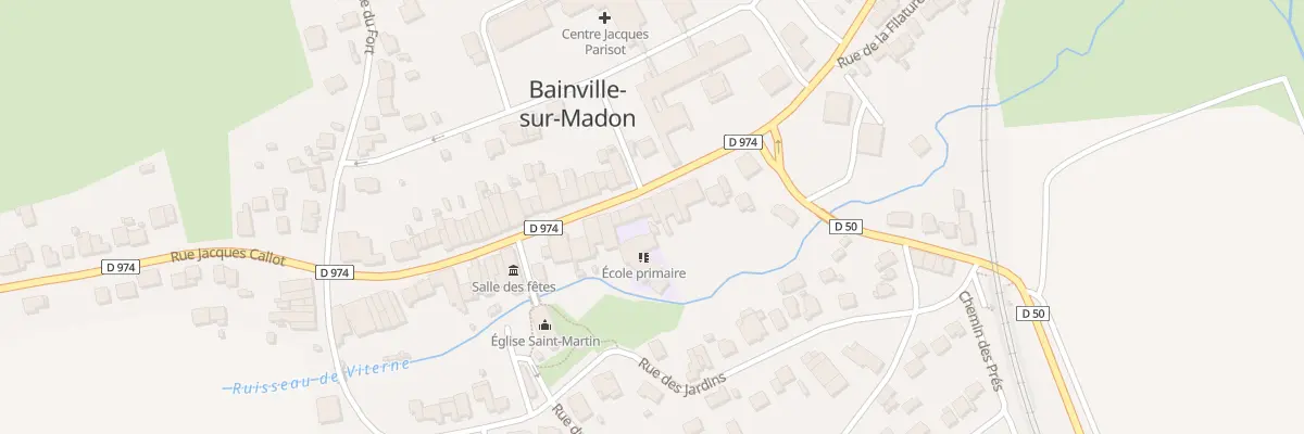 Plan du 55 Rue Jacques Callot à Bainville-sur-Madon