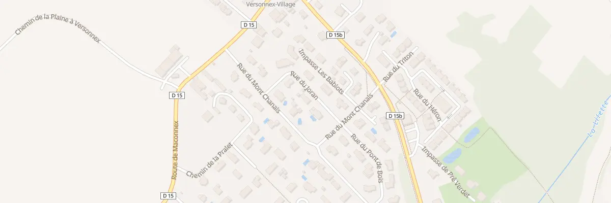 Plan du 94 Rue du Joran à Versonnex