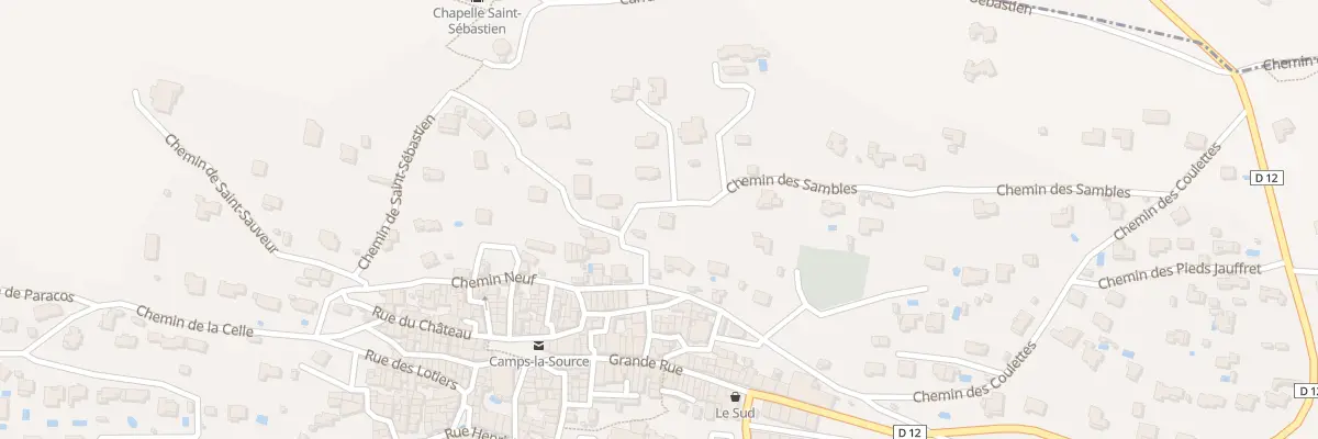 Plan du 5615 Rue de la Calade à Camps-la-Source