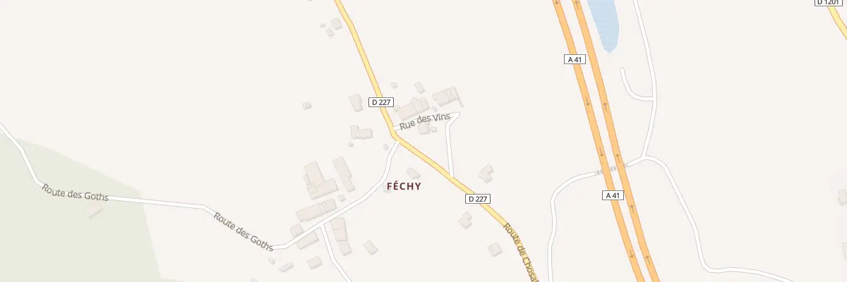 Plan du 40 Che de Chez Marcat à Cruseilles