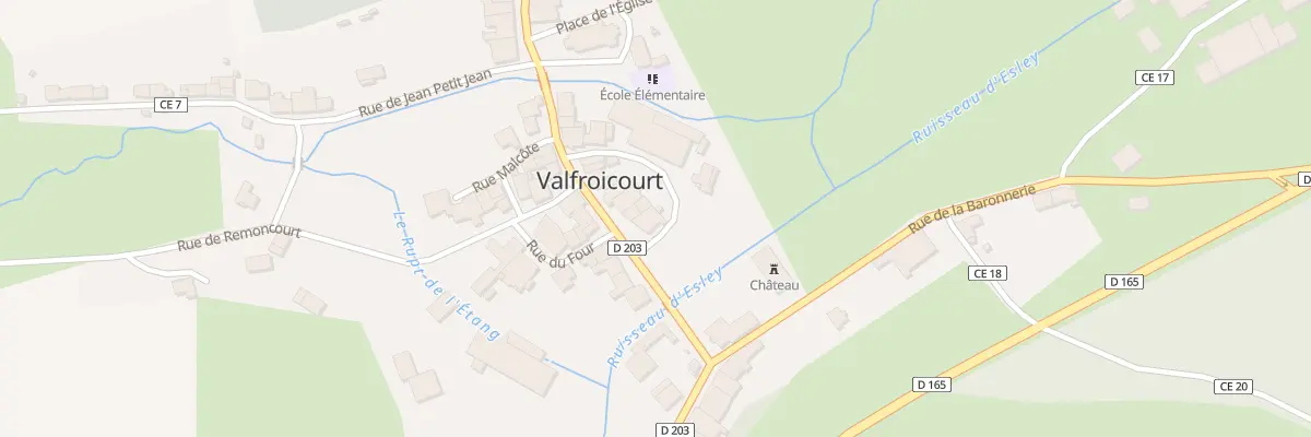 Plan du 124 Rue Torterue à Valfroicourt