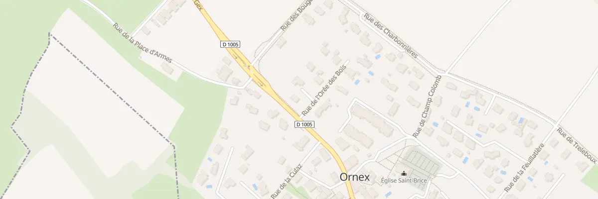 Plan du 451 Rue de Genève à Ornex