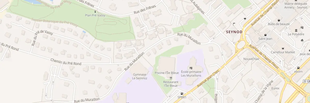 Plan du 38 Rue du Muraillon à Annecy