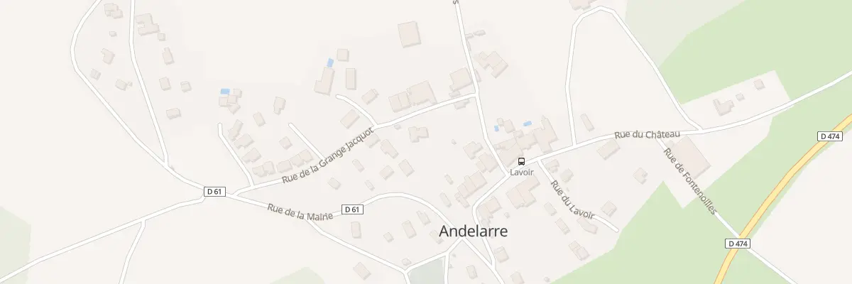 Plan du 3 Rue Grange de la Jacquot à Andelarre