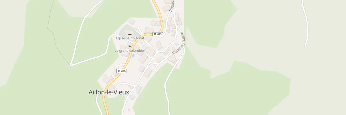 Plan du 181 Rte du Bassin à Aillon-le-Vieux