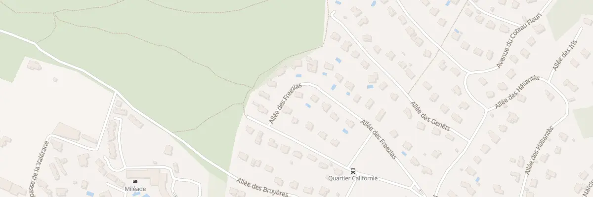 Plan du 9 All des Freezias à Carqueiranne