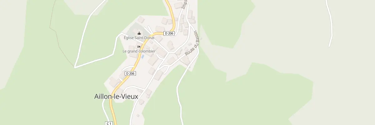 Plan du 5053 Chef Lieu Sud à Aillon-le-Vieux