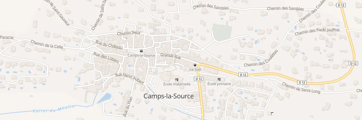 Plan du 5253 Grande Rue à Camps-la-Source