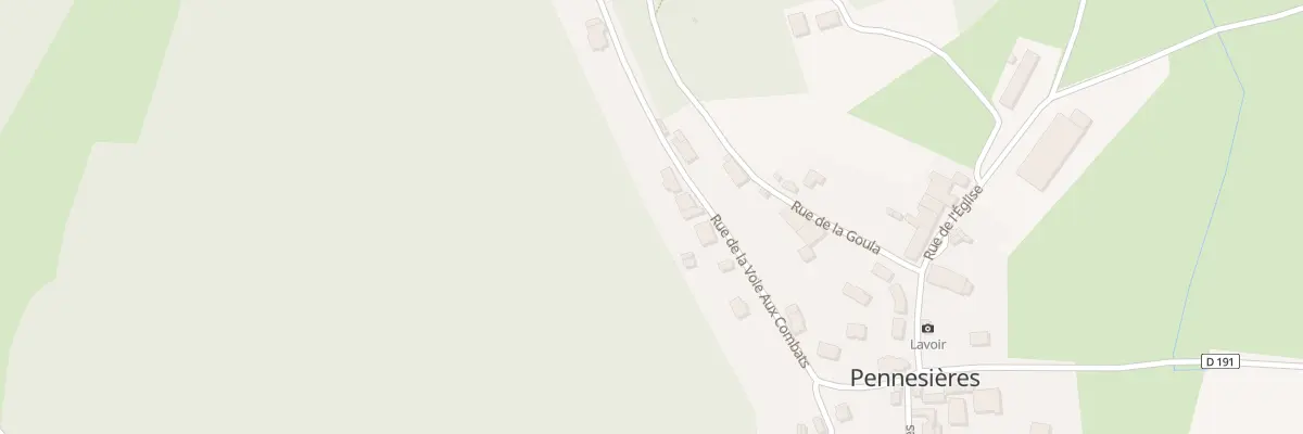 Plan du 11 Rue de la Voie aux Combats à Pennesières