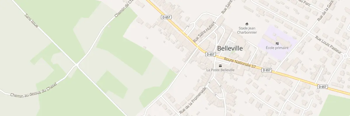 Plan du 48 Rte Nationale 57 à Belleville