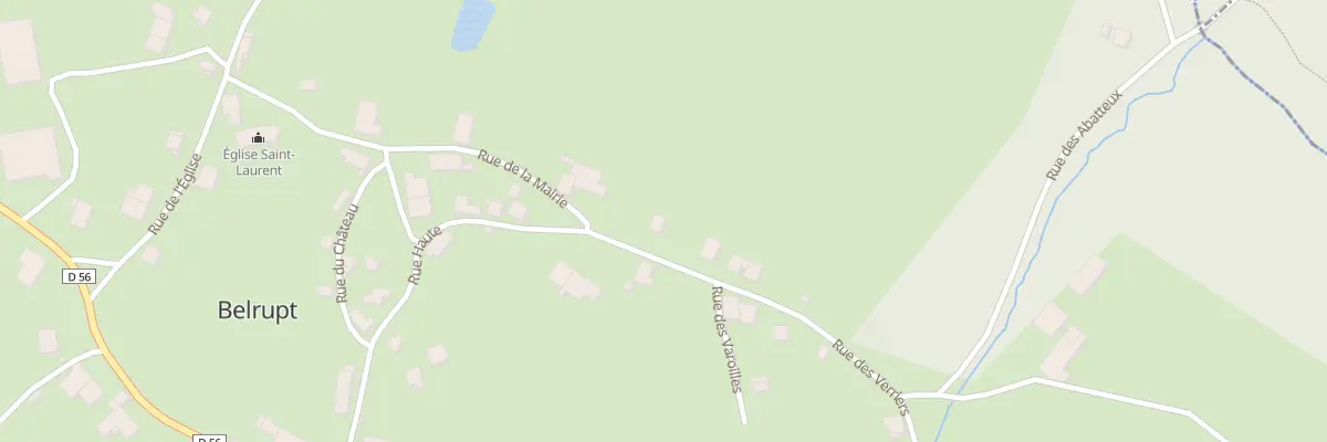 Plan du 3 Rue des Verriers à Belrupt