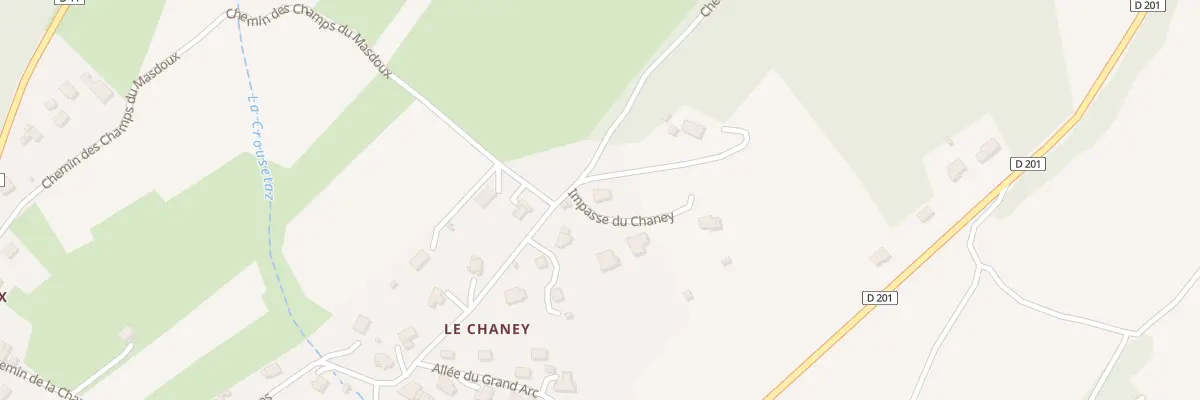 Plan du 11 Imp du Chaney à Cruet