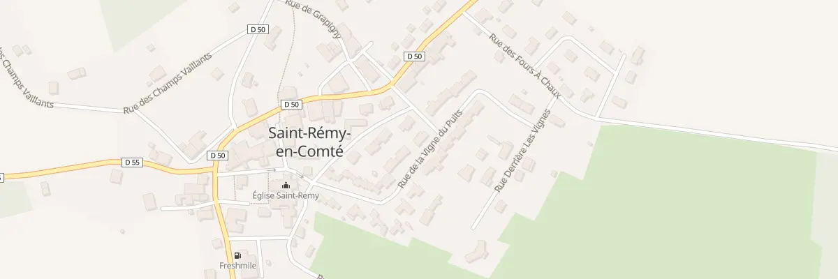 Plan du 14 Rue de la Vigne du Puits à Saint-Rémy-en-Comté
