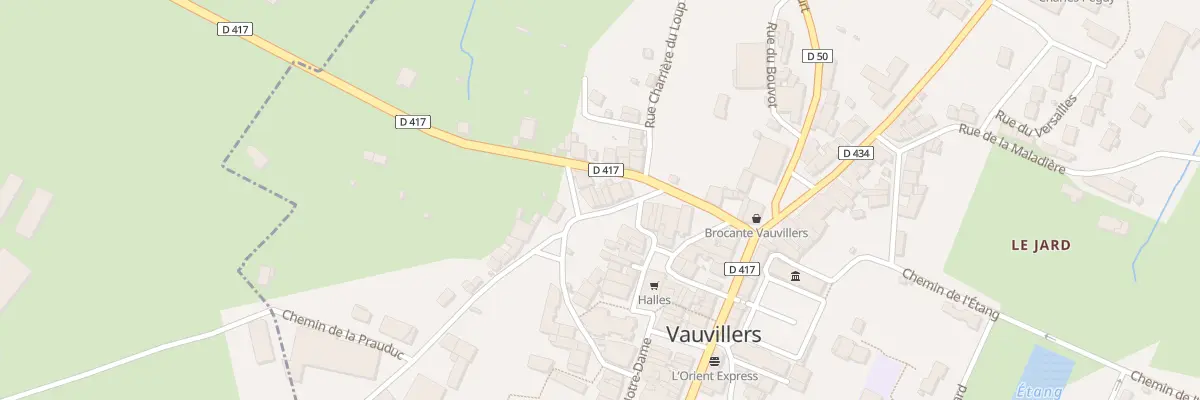Plan du 2 Rue des Petits Clous à Vauvillers