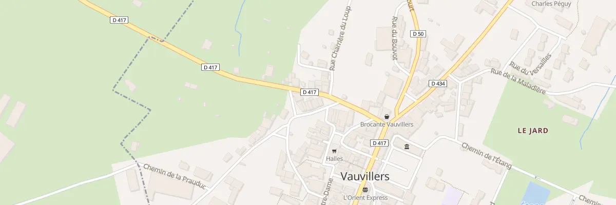 Plan du 9004B Rue des Petits Clous à Vauvillers