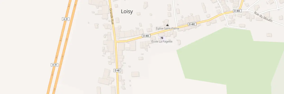 Plan du 3 Rue de l’Eglise à Loisy