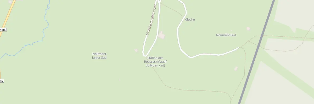 Plan du 409 Mte du Noirmont aux Rousses