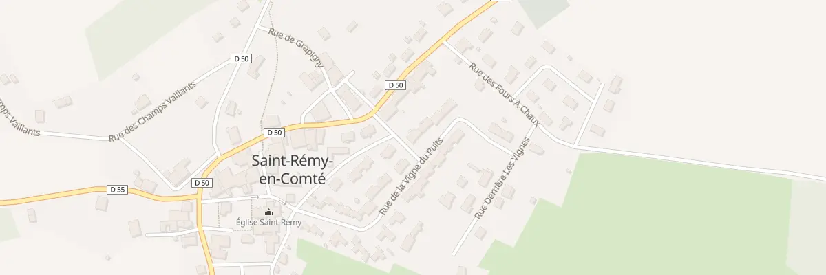 Plan du 12 Rue de la Vigne du Puits à Saint-Rémy-en-Comté