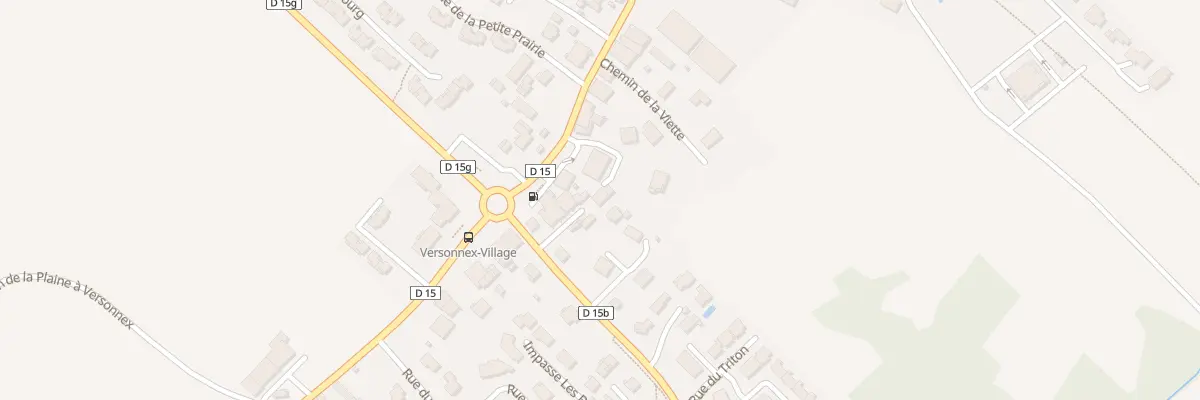 Plan du 74 Rte de Divonne à Versonnex