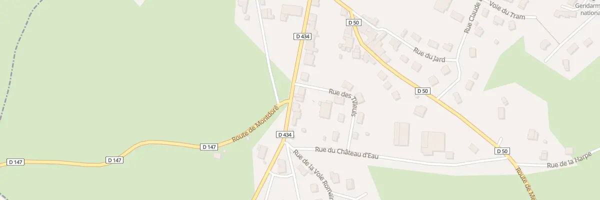 Plan du 95 Grande Rue à Vauvillers