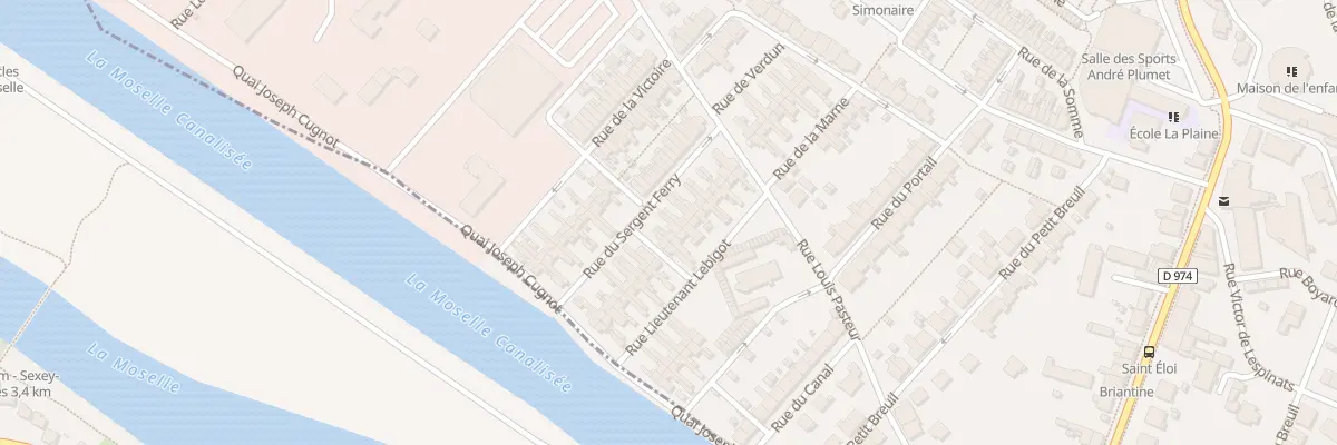 Plan du 26 Rue du Sergent Ferry à Neuves-Maisons