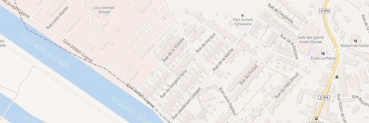 Plan du 37 Rue du Sergent Ferry à Neuves-Maisons