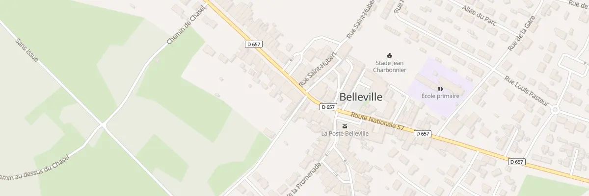 Plan du 50 Rte Nationale 57 à Belleville