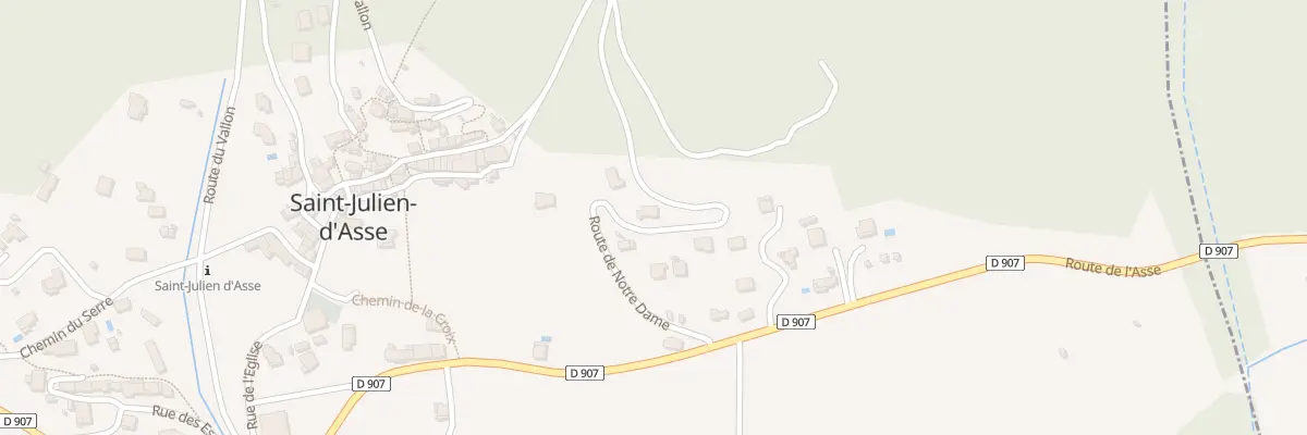 Plan du 366 Rte de Notre Dame à Saint-Julien-d’Asse