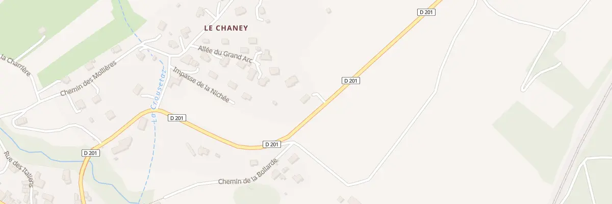 Plan du 451 Rte de la Combe de Savoie à Cruet