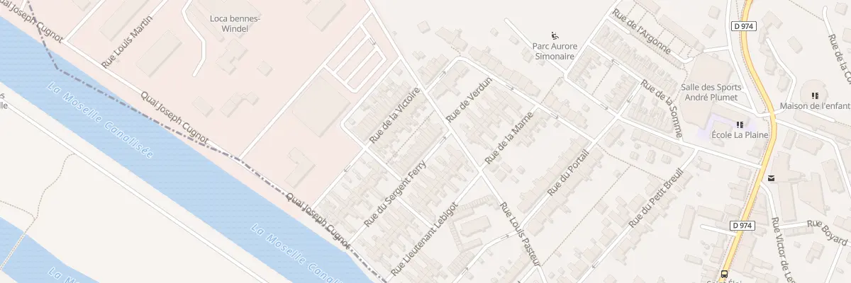 Plan du 39 Rue du Sergent Ferry à Neuves-Maisons