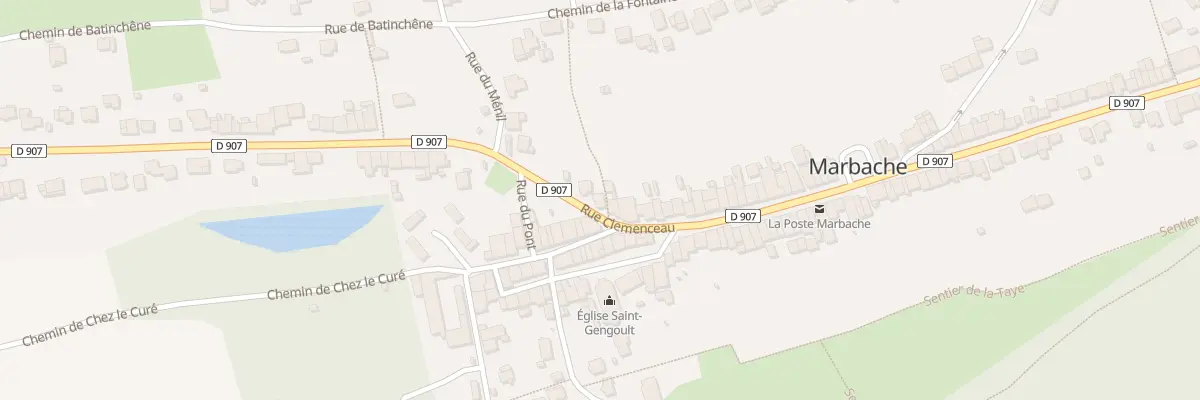 Plan du 97 Rue Clémenceau à Marbache