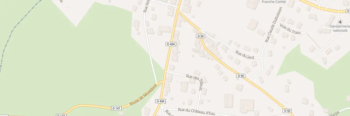 Plan du 87 Grande Rue à Vauvillers