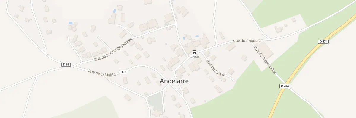 Plan du 7 Rue du Château à Andelarre