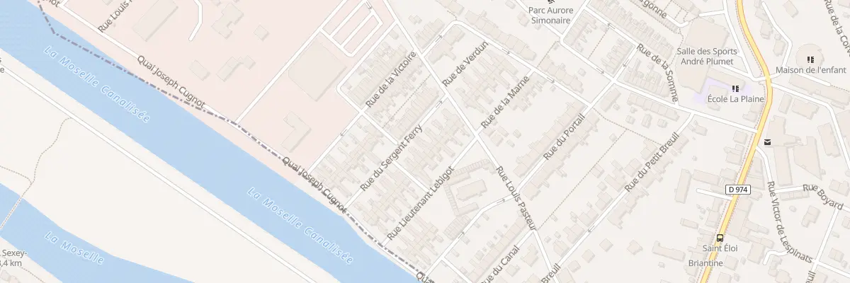 Plan du 32 Rue du Sergent Ferry à Neuves-Maisons