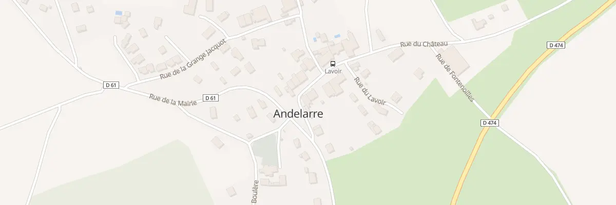 Plan du 2 Rue du Château à Andelarre
