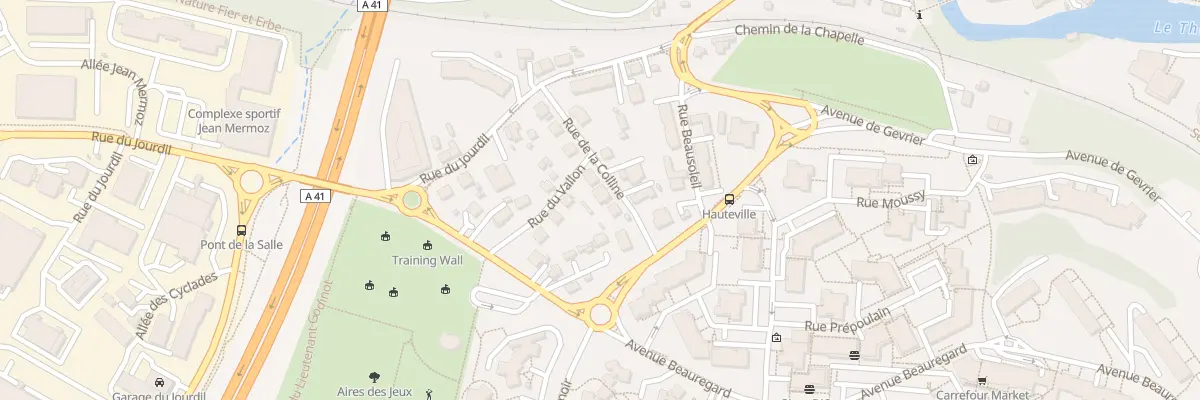 Plan du 10 Rue de la Colline à Annecy