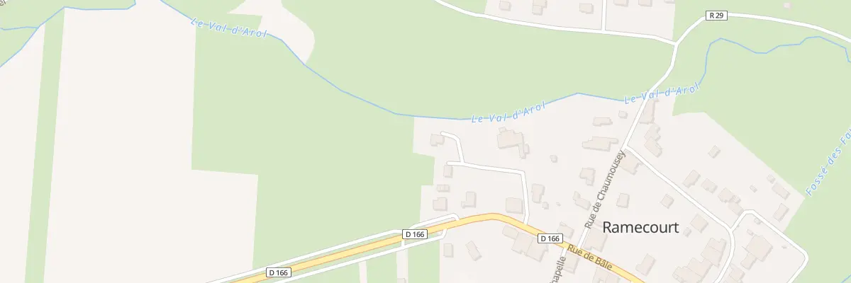 Plan du 7 Che du Moulin à Ramecourt