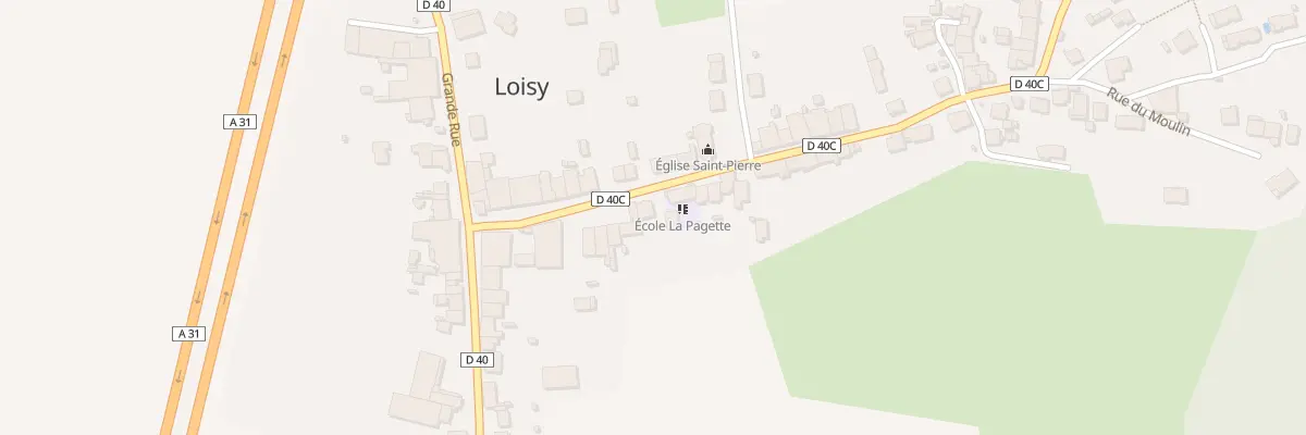 Plan du 11 Rue de l’Eglise à Loisy