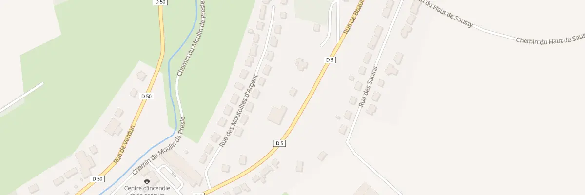 Plan du 13 Rue de Beauregard à Vézelise