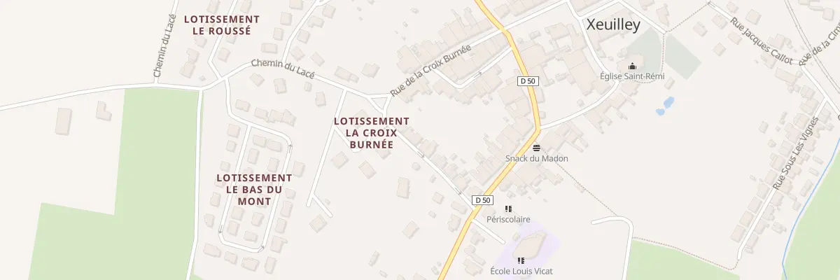 Plan du 5 Rue Charles Fisson à Xeuilley