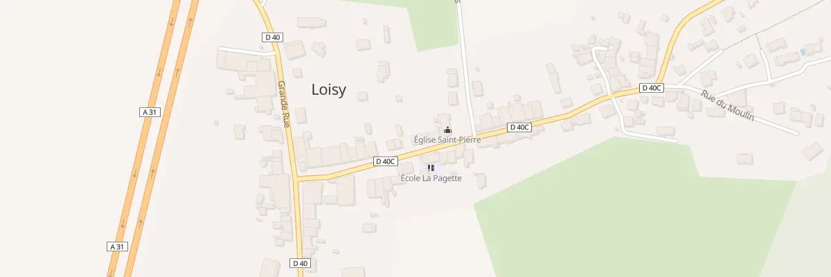 Plan du 14 Rue de l’Eglise à Loisy