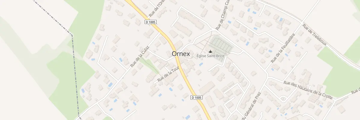 Plan du 615 Rue de Genève à Ornex