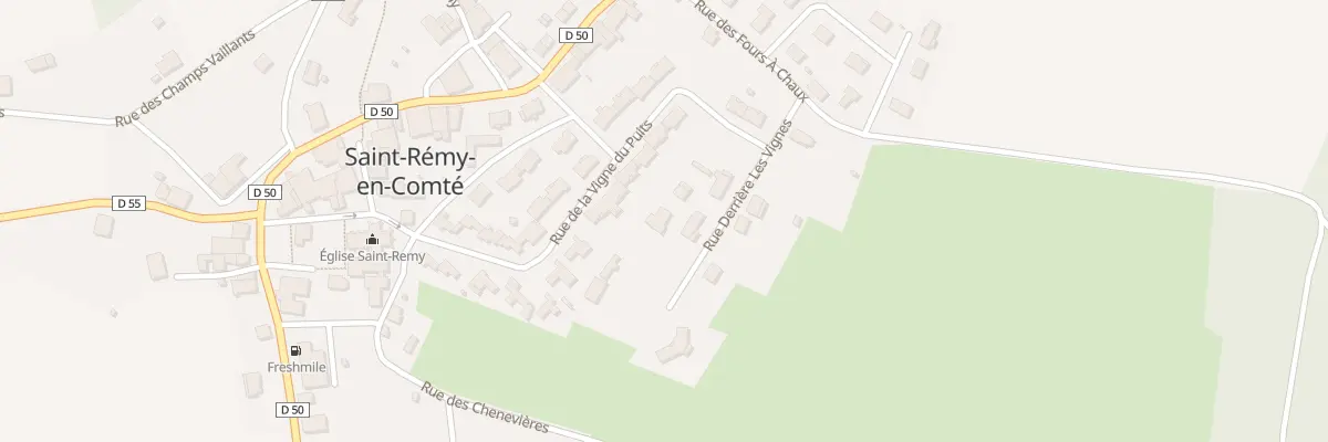 Plan du 8 Rue Derrière les Vignes à Saint-Rémy-en-Comté